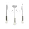 Suspension Leuchten Direkt TURN ME Acier inoxydable, 3 lumières Suspension Leuchten Direkt TURN ME Acier inoxydable, 3 lumières
