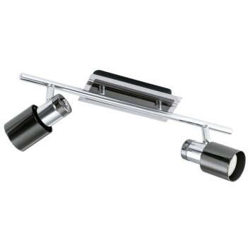 Barre de spots Eglo DAVIDA 1 Nickel mat, 2 lumières Barre de spots Eglo DAVIDA 1 Nickel mat, 2 lumières