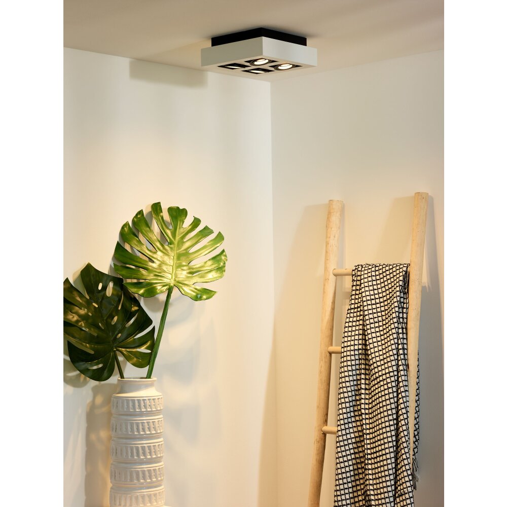 Spot de plafond Lucide XIRAX LED Blanc, 4 lumières main product photo