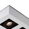Spot de plafond Lucide XIRAX LED Blanc, 4 lumières