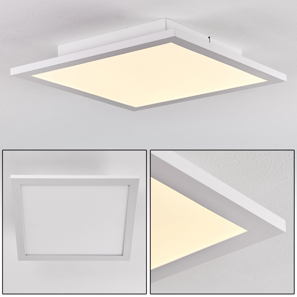 Plafonnier Salmi LED Aluminium, Blanc, 1 lumière main product photo