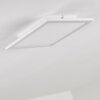Plafonnier Salmi LED Aluminium, Blanc, 1 lumière