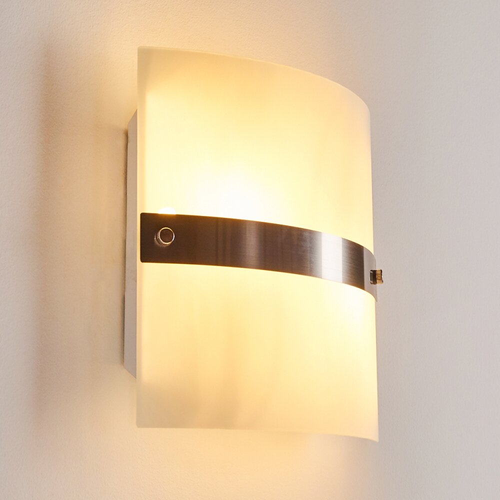 Applique murale Sibo Acier inoxydable, 2 lumières main product photo