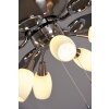 Ventilateur Globo JERRY Chrome, Acier inoxydable, Nickel mat, 5 lumières