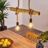Suspension Asmara Brun, 2 lumières