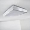 Plafonnier LED SORA Nickel mat, 1 lumière