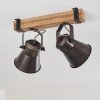 Plafonnier Oksbol Bois clair, 2 lumières