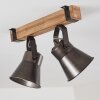 Plafonnier Oksbol Bois clair, 2 lumières