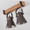 Plafonnier Oksbol Bois clair, 2 lumières