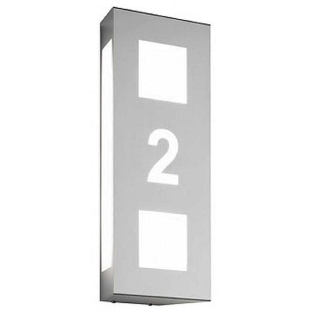 Applique murale CMD Aqua Trilo Acier inoxydable, 2 lumières main product photo