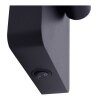 Applique murale Lucide WYGO LED Noir, 1 lumière