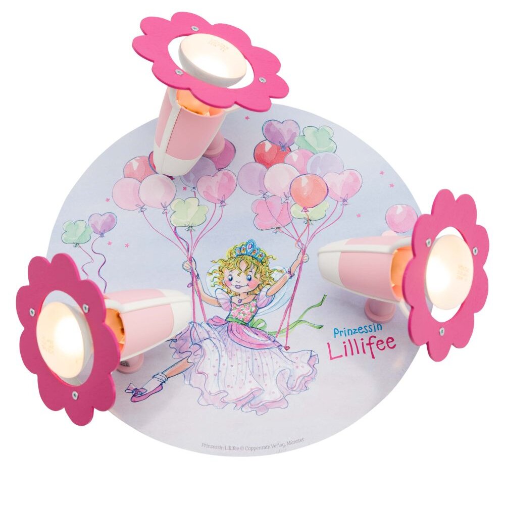 Plafonnier rond Elobra BALLONSCHAUKEL Rose, 1 lumière main product photo
