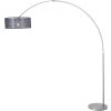 Lampadaire Steinhauer STRESA Acier inoxydable, 1 lumière