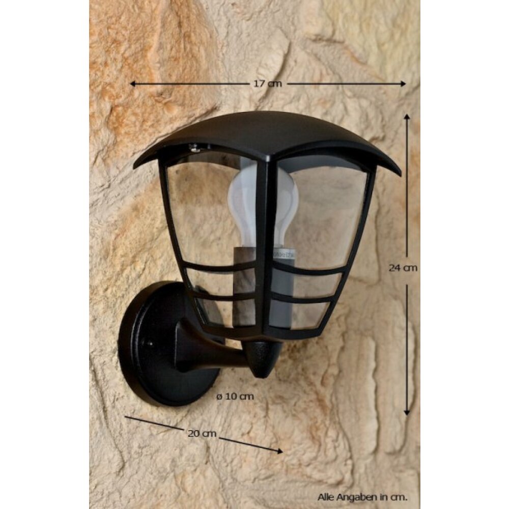 Applique murale Philips myGarden CREEK Noir, Transparent, Blanc, 1 lumière main product photo