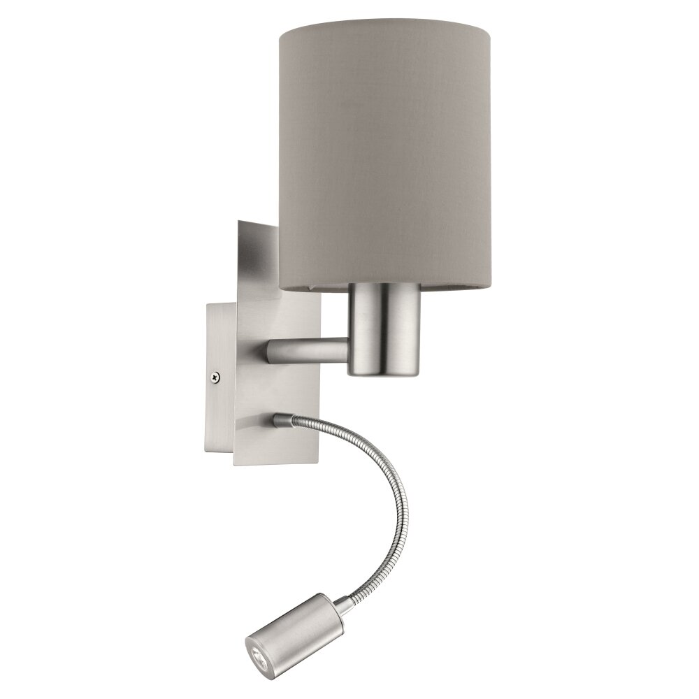 Applique murale Eglo PASTERI LED Nickel mat, 2 lumières main product photo