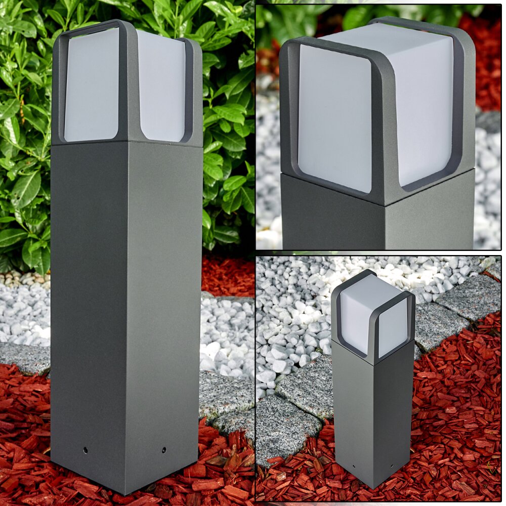Borne lumineuse Lysabbel LED Anthracite, 1 lumière main product photo