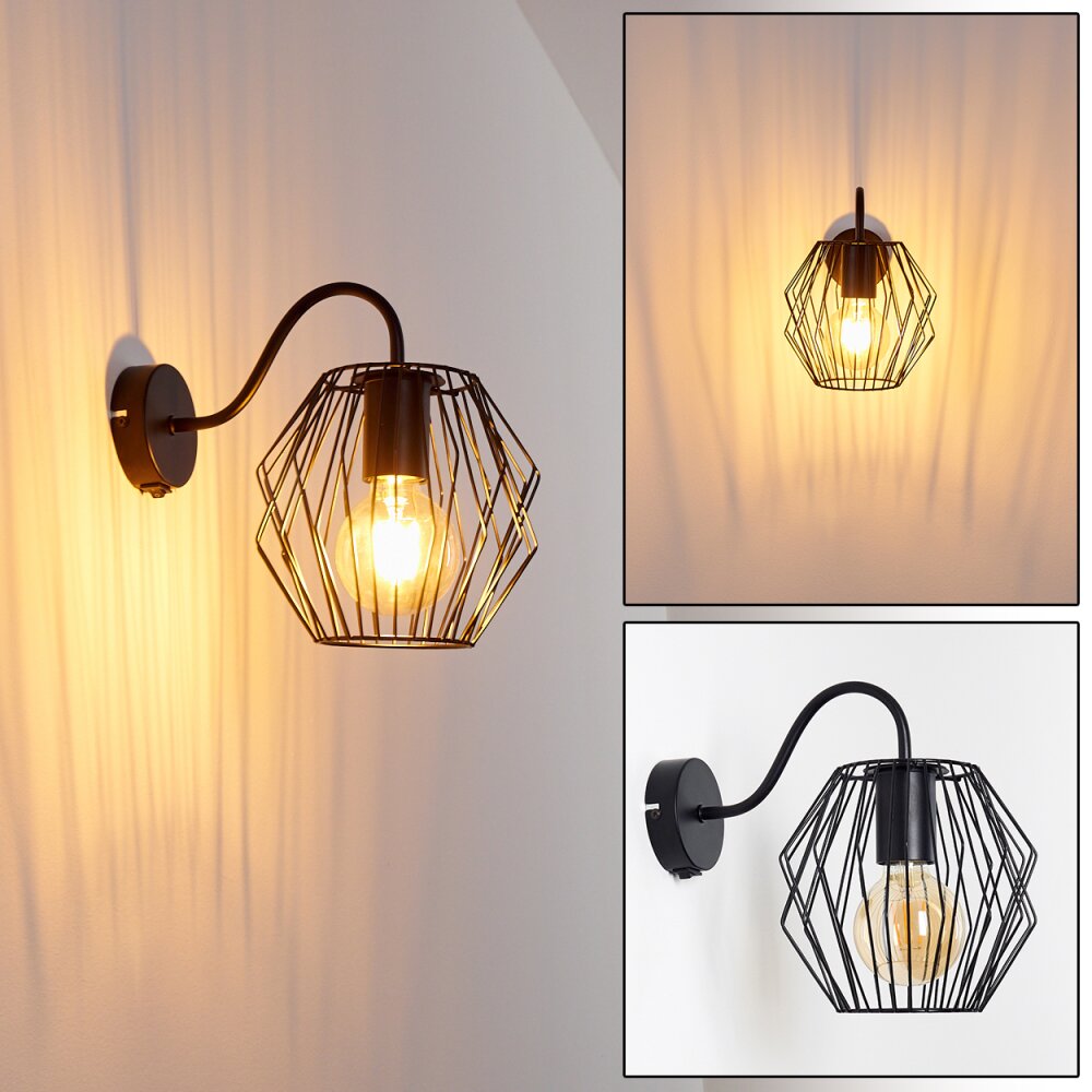 Applique murale Yalmhill Noir, 1 lumière main product photo