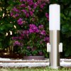 Caserta Borne lumineuse, Lampadaire, Eclairage de chemin couleur acier inoxydable, 1 lumière