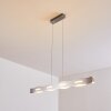 Suspension Nagold LED Nickel mat, 1 lumière