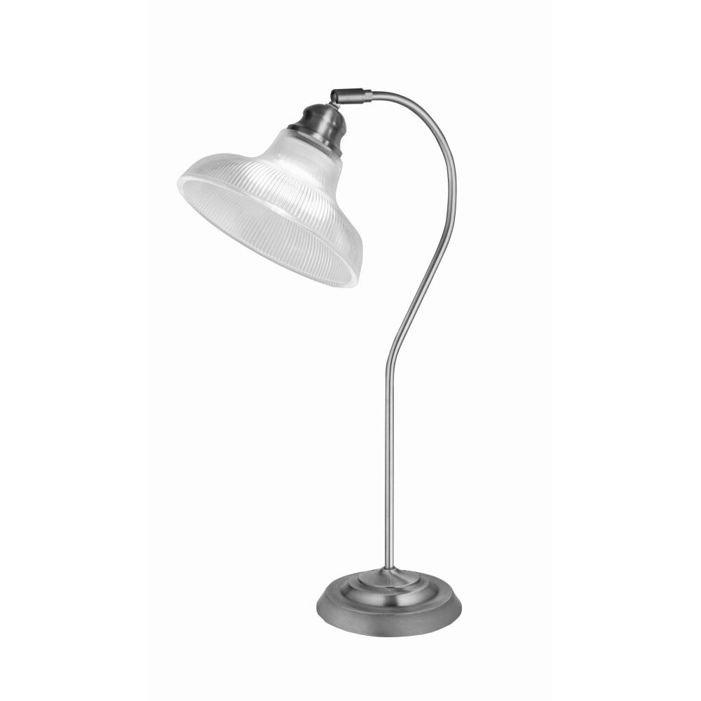Lampe à poser Searchlight BISTRO Argenté, Transparent, 1 lumière main product photo