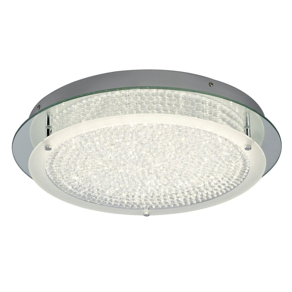 Plafonnier Mantra CRYSTAL MIRROR LED Chrome, 1 lumière main product photo