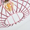 Suspension Mattmar Gris, Rose, 1 lumière