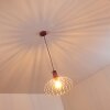 Suspension Mattmar Gris, Rose, 1 lumière