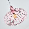 Suspension Mattmar Gris, Rose, 1 lumière