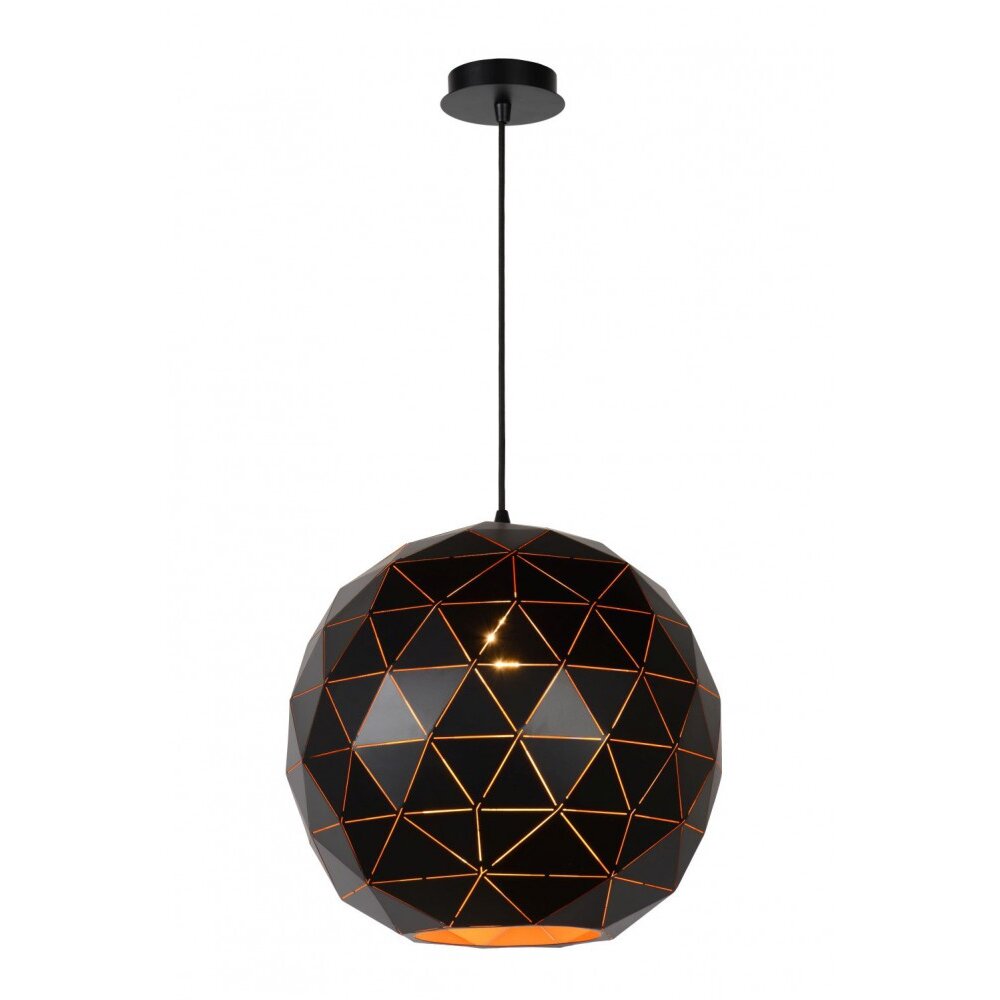 Suspension Lucide OTONA Noir, 1 lumière main product photo