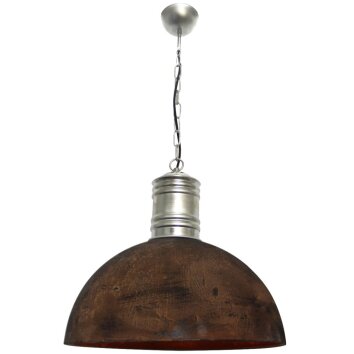 Suspension Brilliant Frieda Argenté, 1 lumière
