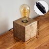 Lampe de table Lemele Nickel mat, 1 lumière