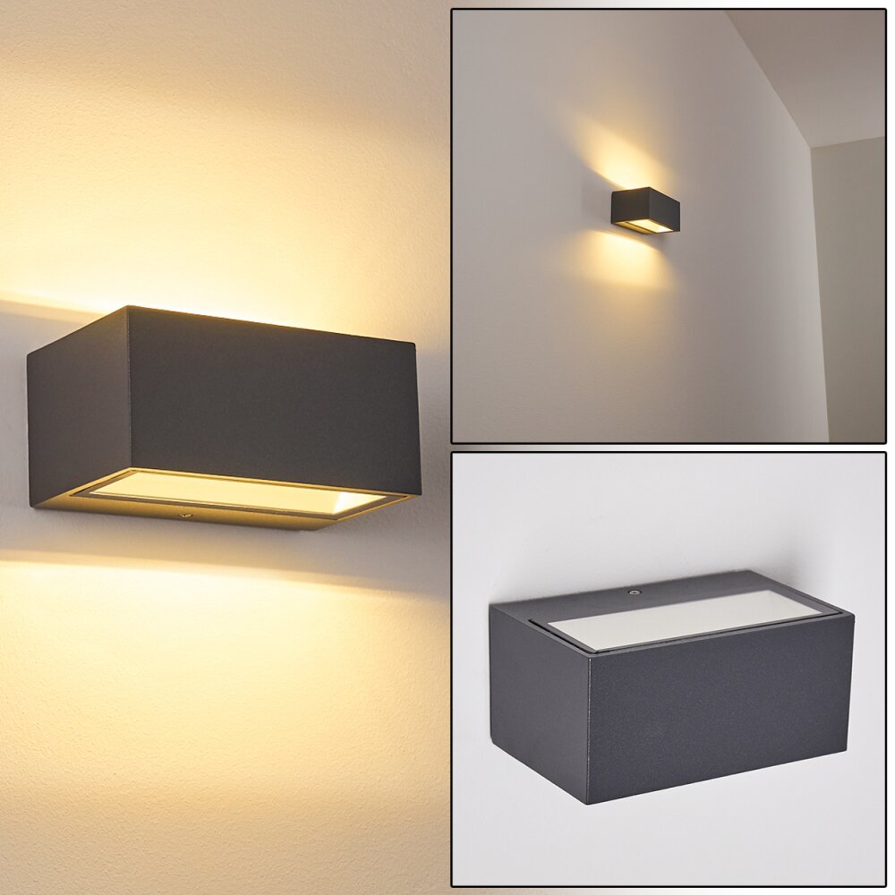 Applique murale d'extérieur Spidern LED Anthracite, 1 lumière main product photo