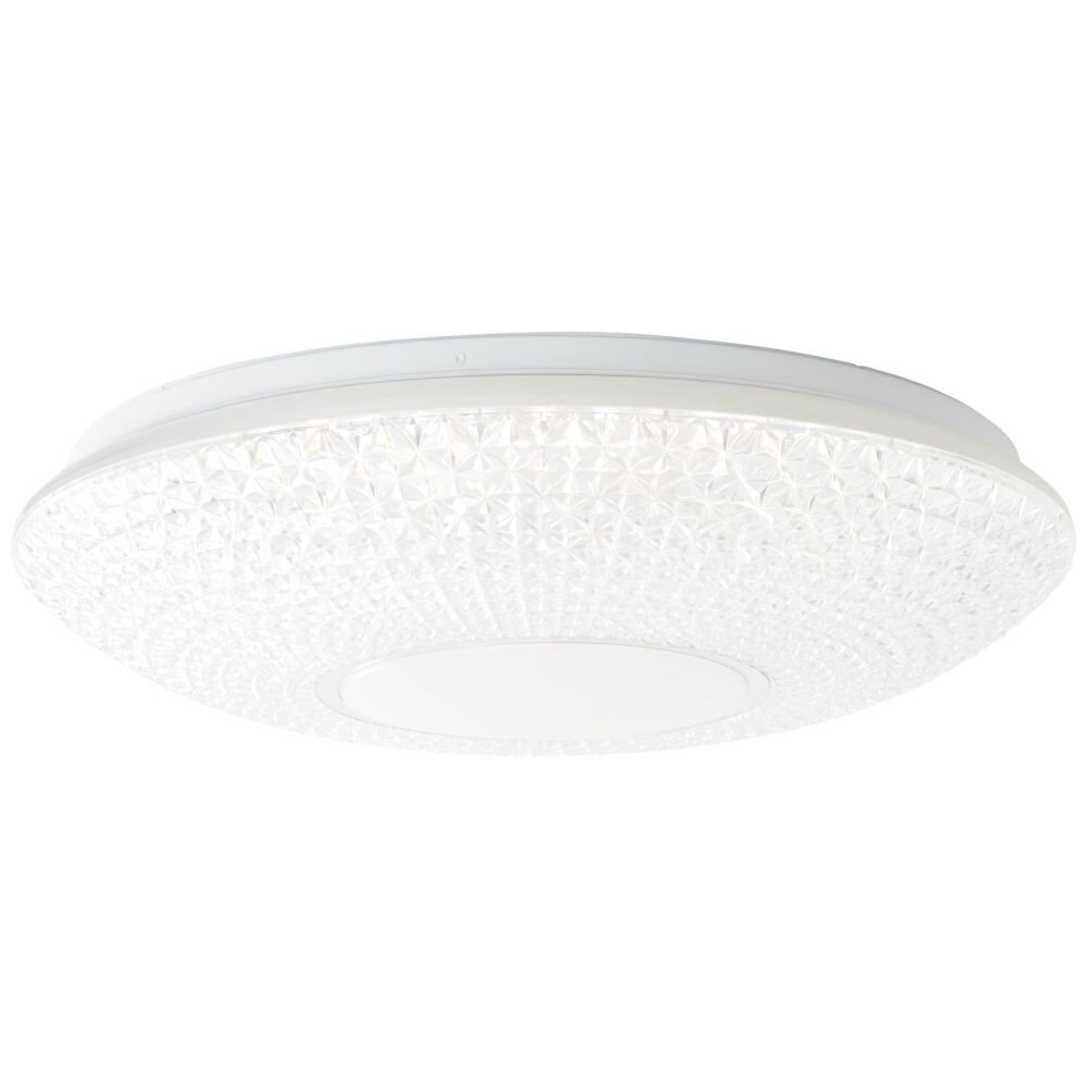Plafonnier Brilliant Nunya LED Chrome, 1 lumière, Télécommandes main product photo