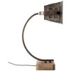 Lampe à poser Brilliant Drake Acier inoxydable, Noir, 1 lumière