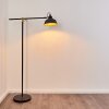 Lampadaire Luven Or, Noir, Noir doré, 1 lumière