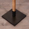 Lampadaire Oksbol Brun foncé, Gris, Acier brossé, 2 lumières