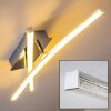 Plafonnier Georgina LED Chrome, 2 lumières