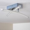 Plafonnier Georgina LED Chrome, 2 lumières