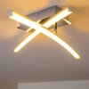 Plafonnier Georgina LED Chrome, 2 lumières