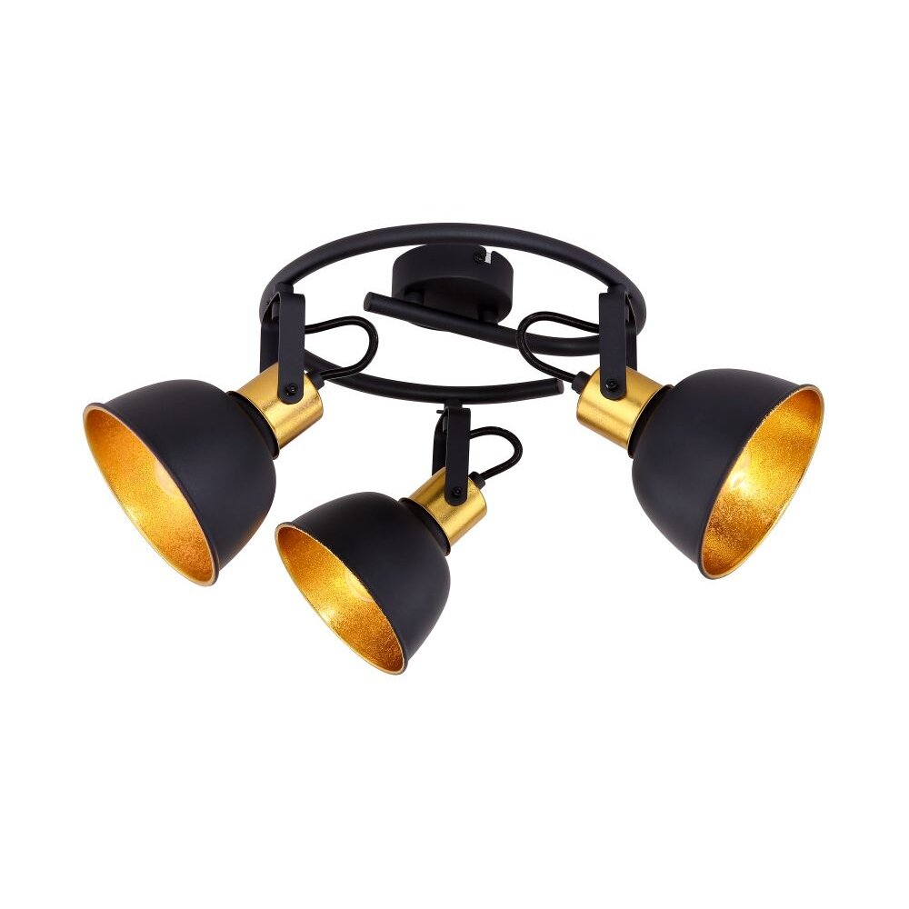 Spot Globo FILLO Noir, 3 lumières main product photo