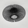 Plafonnier Lepa Noir, 1 lumière