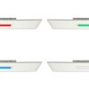 Panneau encastrable Brilliant Odella LED Blanc, 1 lumière, Télécommandes, Changeur de couleurs