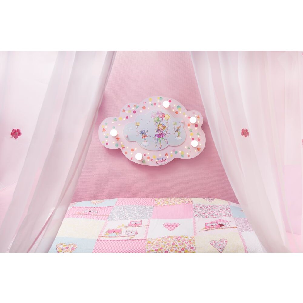 Applique murale Elobra BALLONSCHAUKEL Rose, 5 lumières main product photo