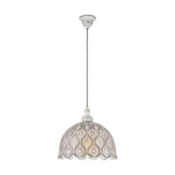 Suspension Eglo TALBOT 2 Brun foncé, Blanc, 1 lumière Suspension Eglo TALBOT 2 Brun foncé, Blanc, 1 lumière