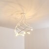 Plafonnier Wertach Blanc, 6 lumières