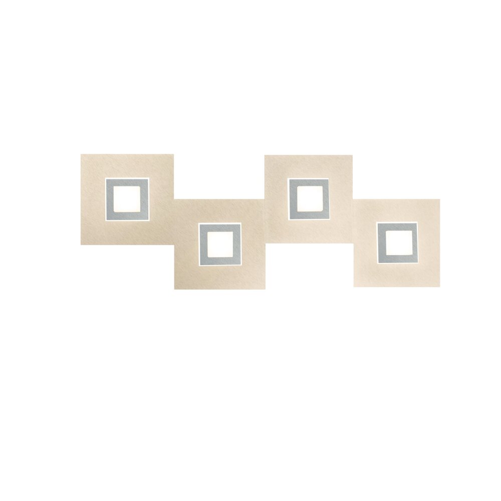 Applique murale Grossmann Karree LED Titane, 4 lumières main product photo