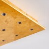 Plafonnier Pionnat LED Or, 16 lumières