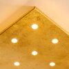 Plafonnier Pionnat LED Or, 16 lumières