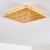 Plafonnier Pionnat LED Or, 16 lumières