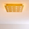 Plafonnier Pionnat LED Or, 16 lumières
